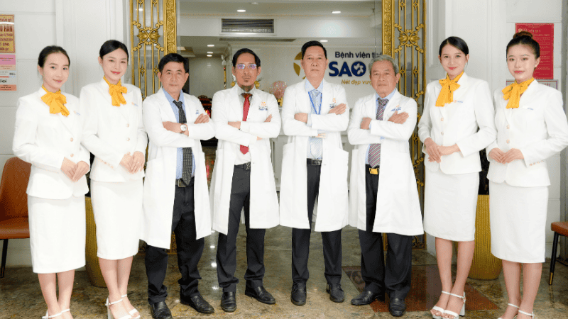Đội ngũ y bác sĩ tại Bệnh viện Sao Hàn