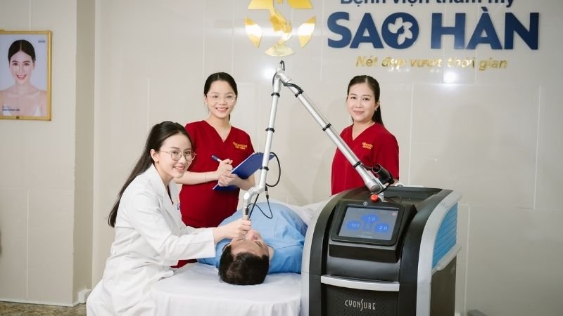 dịch vụ tái tạo da tại bệnh viện Sao Hàn